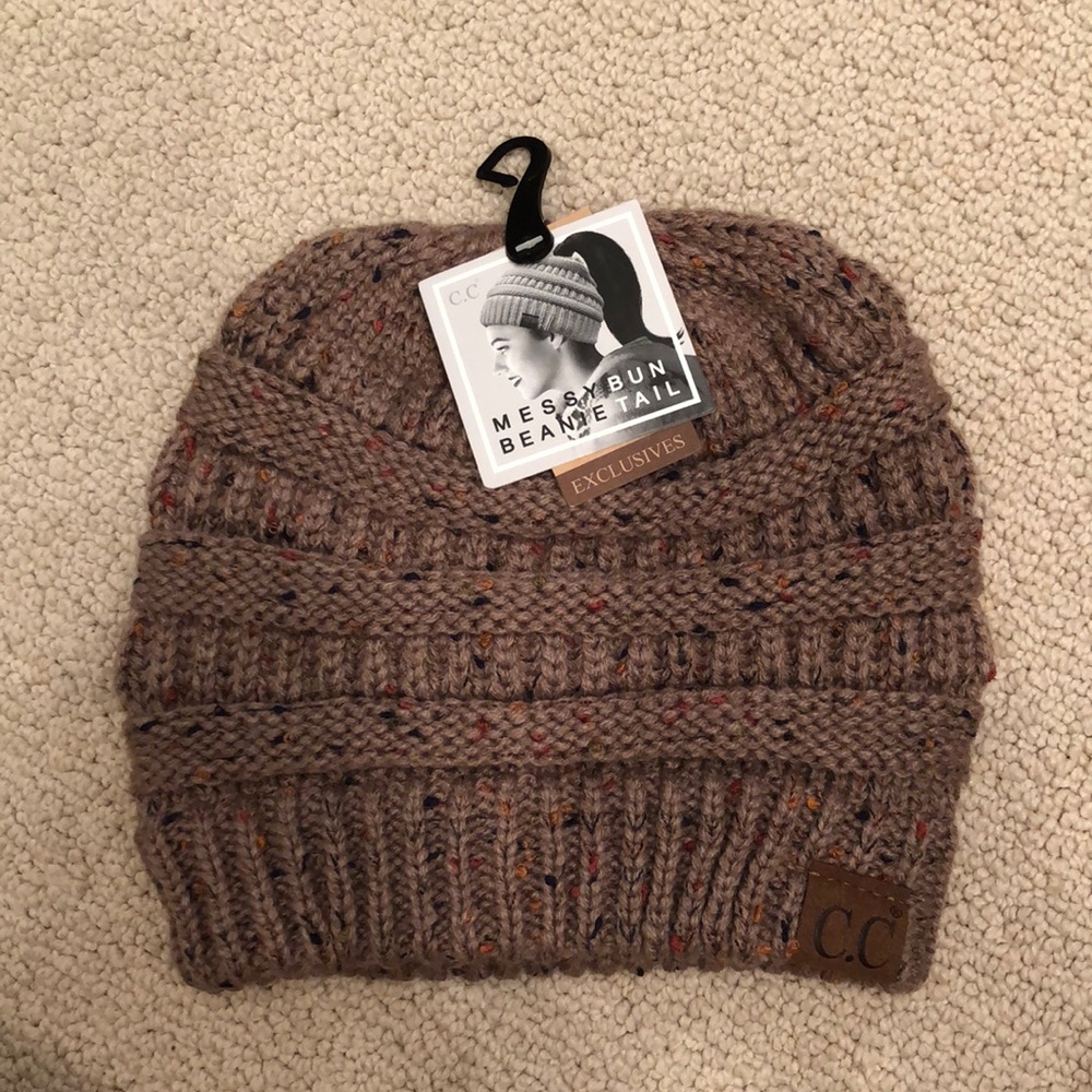 C.C  Messy Bun Beanie tail hat